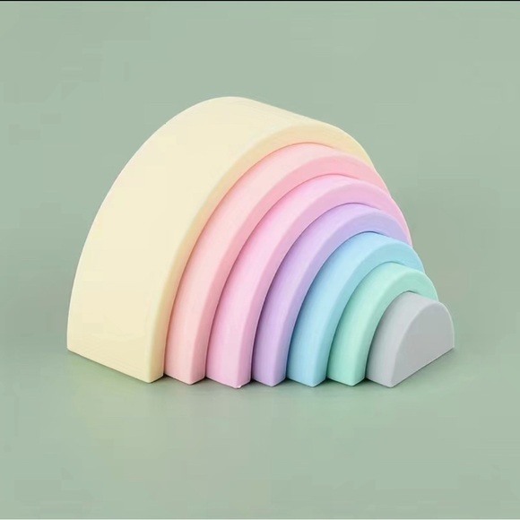 Silicone Stacking Rainbow​ - Picture 3 of 3